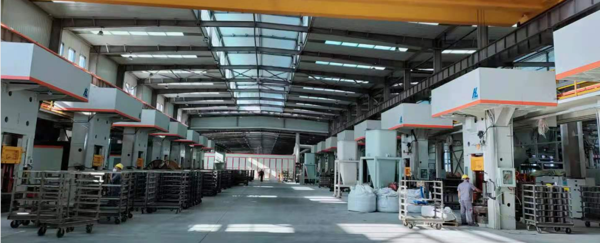 鄭州華隆耐火磚自動化生產線 鄭州華隆耐火磚自動化生產線